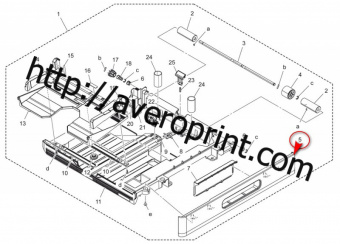 Крышка кассеты (Front Cover) KONICA MINOLTA Bizhub 164/165/184/185 для принтеров и копиров Konica Minolta цены в Киеве и Украине - купить в компании Averoprint